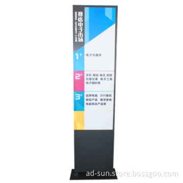 Stand Stainless Steel Advertising Outdoor Pylon Display Frame Sign
